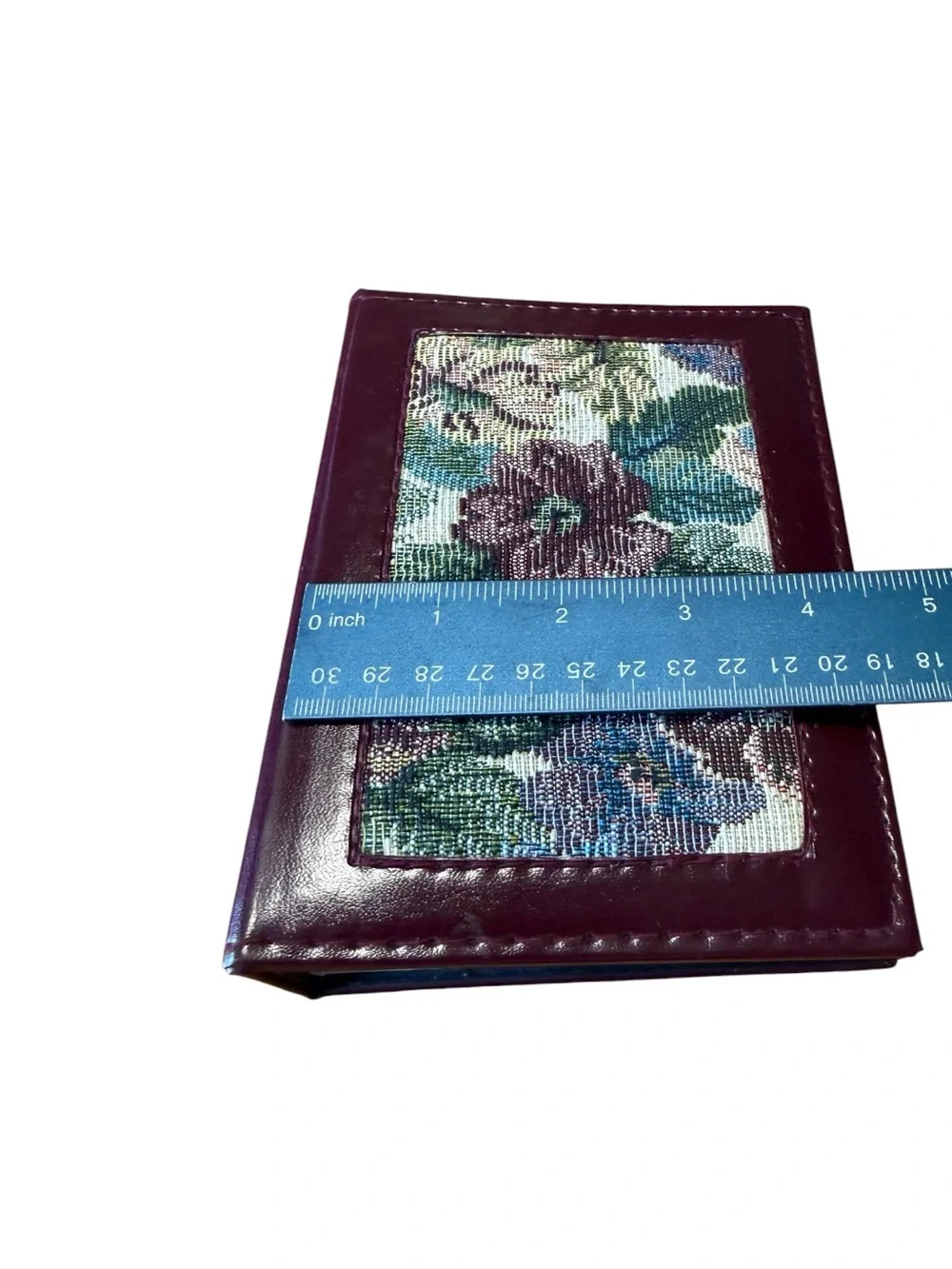 Vintage Floral Tapestry Photo Album Picture Book Faux Leather Gift Cottage